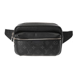 LOUIS VUITTON ルイヴィトン タイガラマ バムバッグ アウトドア ノワール M30245 メンズ レザー ボディバッグ Aランク 中古 銀蔵