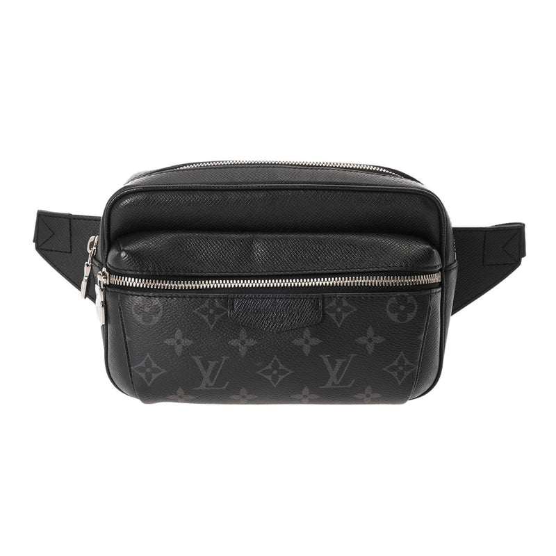 LOUIS VUITTON ルイヴィトン タイガラマ バムバッグ アウトドア ノワール M30245 メンズ レザー ボディバッグ Aランク 中古 銀蔵