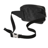 LOUIS VUITTON ルイヴィトン タイガラマ バムバッグ アウトドア ノワール M30245 メンズ レザー ボディバッグ Aランク 中古 銀蔵