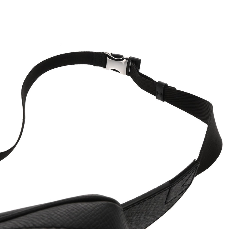 LOUIS VUITTON ルイヴィトン タイガラマ バムバッグ アウトドア ノワール M30245 メンズ レザー ボディバッグ Aランク 中古 銀蔵