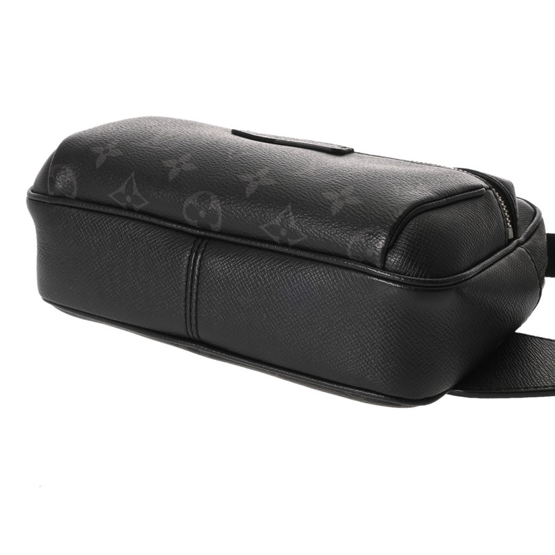 LOUIS VUITTON ルイヴィトン タイガラマ バムバッグ アウトドア ノワール M30245 メンズ レザー ボディバッグ Aランク 中古 銀蔵