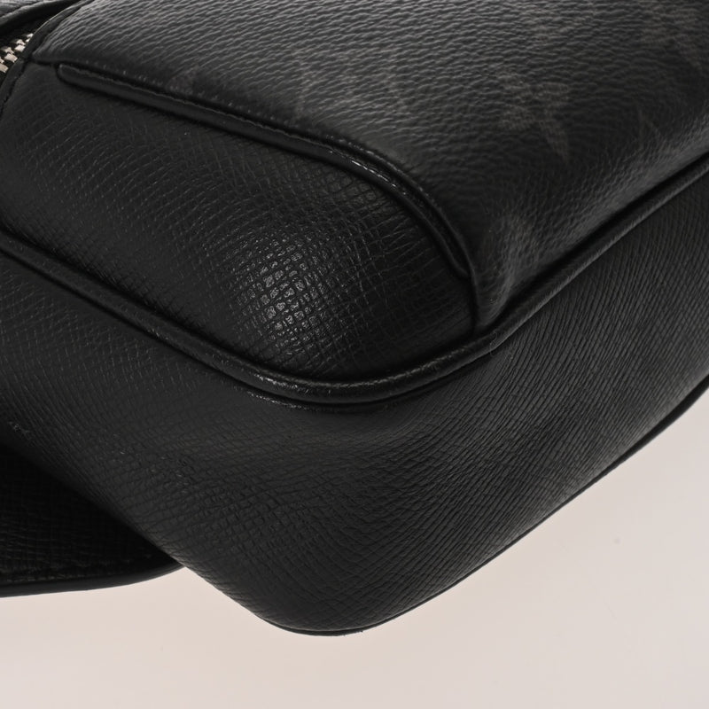 LOUIS VUITTON ルイヴィトン タイガラマ バムバッグ アウトドア ノワール M30245 メンズ レザー ボディバッグ Aランク 中古 銀蔵