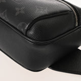 LOUIS VUITTON ルイヴィトン タイガラマ バムバッグ アウトドア ノワール M30245 メンズ レザー ボディバッグ Aランク 中古 銀蔵