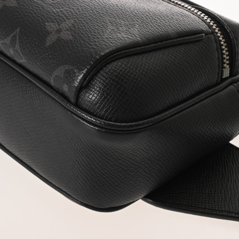 LOUIS VUITTON ルイヴィトン タイガラマ バムバッグ アウトドア ノワール M30245 メンズ レザー ボディバッグ Aランク 中古 銀蔵