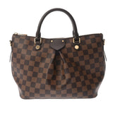 LOUIS VUITTON ルイヴィトン ダミエ シエナ PM 2WAY ブラウン N41545 レディース ダミエキャンバス ハンドバッグ Aランク 中古 銀蔵