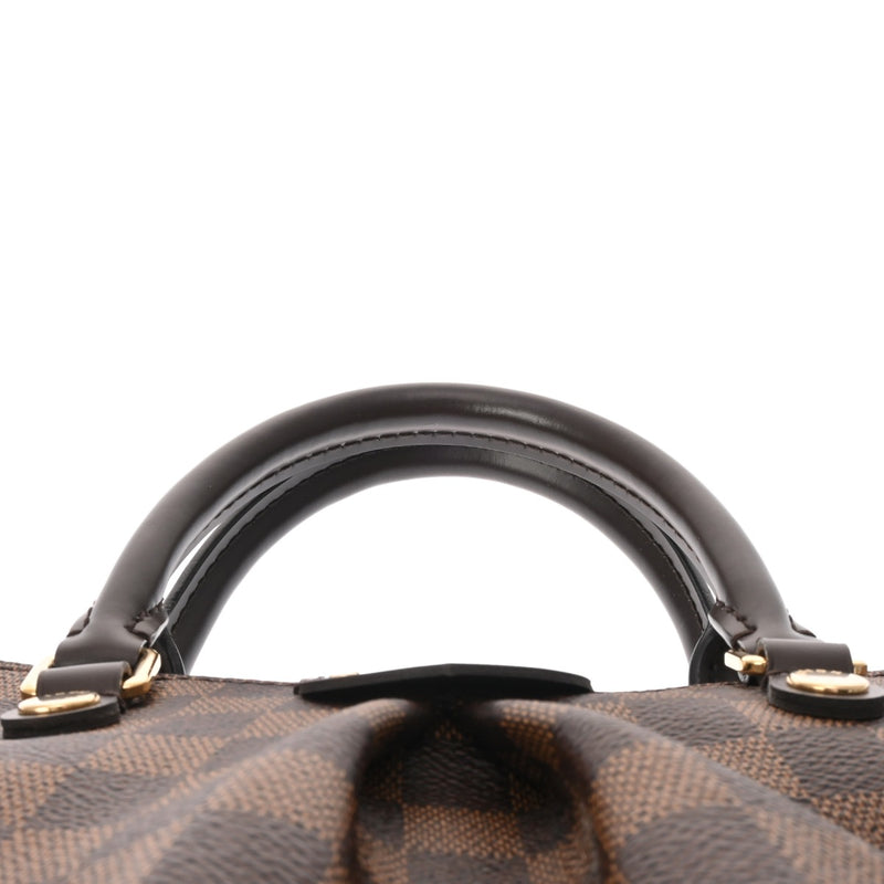 LOUIS VUITTON ルイヴィトン ダミエ シエナ PM 2WAY ブラウン N41545 レディース ダミエキャンバス ハンドバッグ Aランク 中古 銀蔵