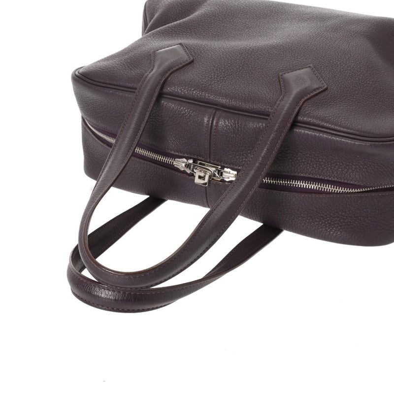 HERMES エルメス ヴィクトリア 35 レザン □K刻印(2025年頃) レディース トリヨンクレマンス ハンドバッグ Bランク 中古 銀蔵