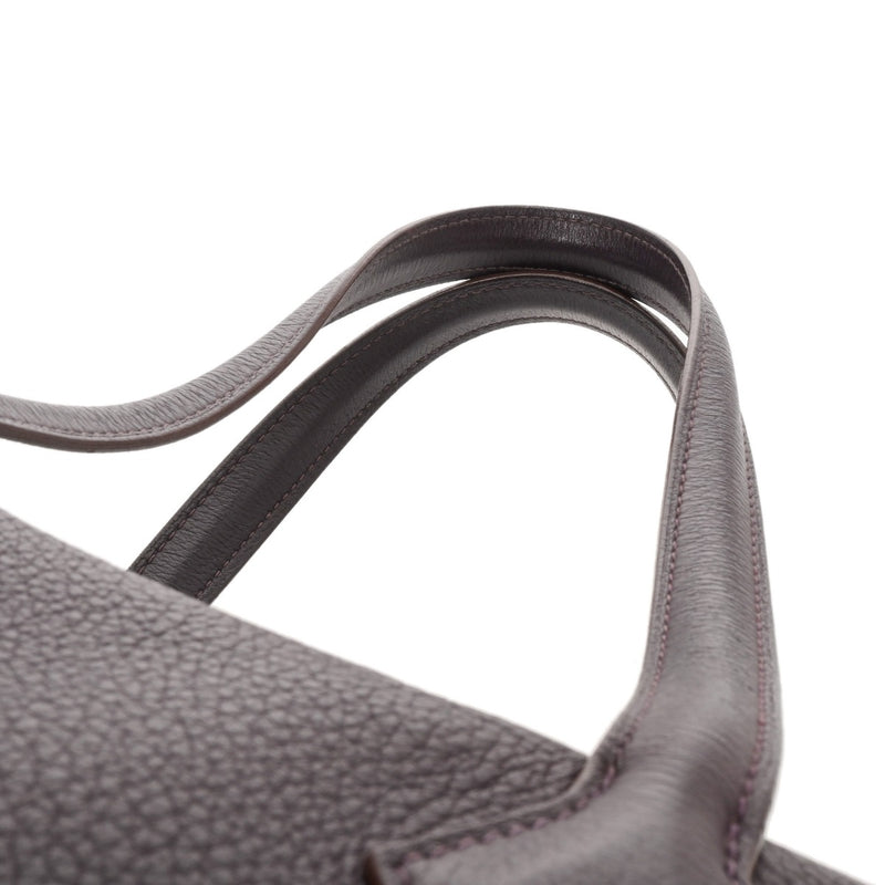 HERMES エルメス ヴィクトリア 35 レザン □K刻印(2025年頃) レディース トリヨンクレマンス ハンドバッグ Bランク 中古 銀蔵