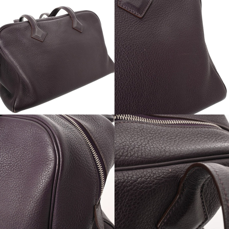 HERMES エルメス ヴィクトリア 35 レザン □K刻印(2025年頃) レディース トリヨンクレマンス ハンドバッグ Bランク 中古 銀蔵