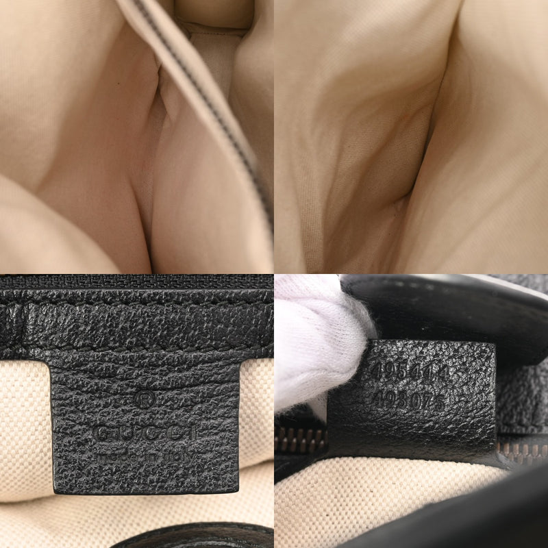 GUCCI グッチ ビースター トートバッグ ブラック 495444 メンズ レザー トートバッグ ABランク 中古 銀蔵
