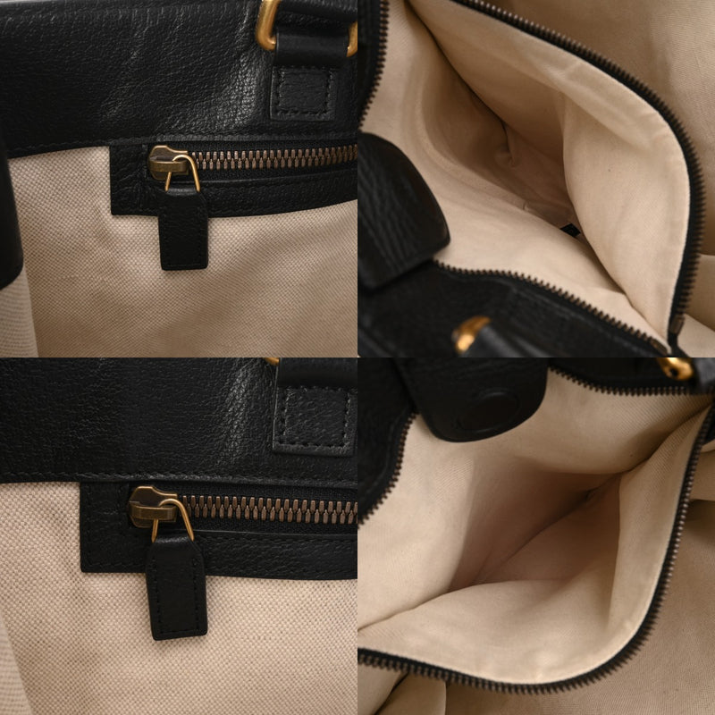 GUCCI グッチ ビースター トートバッグ ブラック 495444 メンズ レザー トートバッグ ABランク 中古 銀蔵