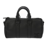 LOUIS VUITTON ルイヴィトン アエログラム キーポル XS ノワール M80950 メンズ トリヨンレザー ボストンバッグ ABランク 中古 銀蔵