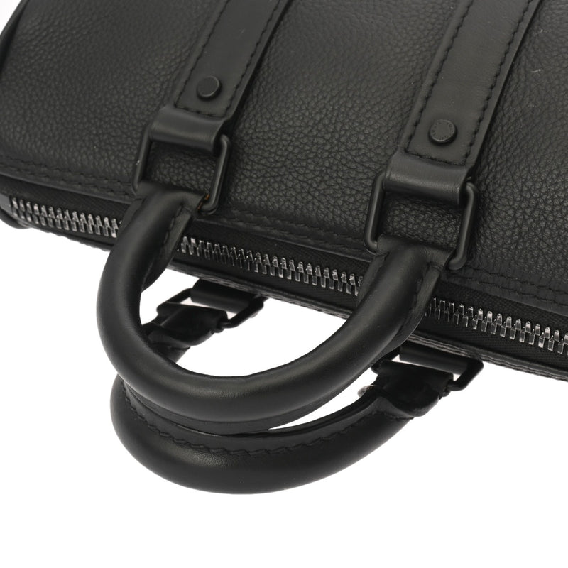 LOUIS VUITTON ルイヴィトン アエログラム キーポル XS ノワール M80950 メンズ トリヨンレザー ボストンバッグ ABランク 中古 銀蔵