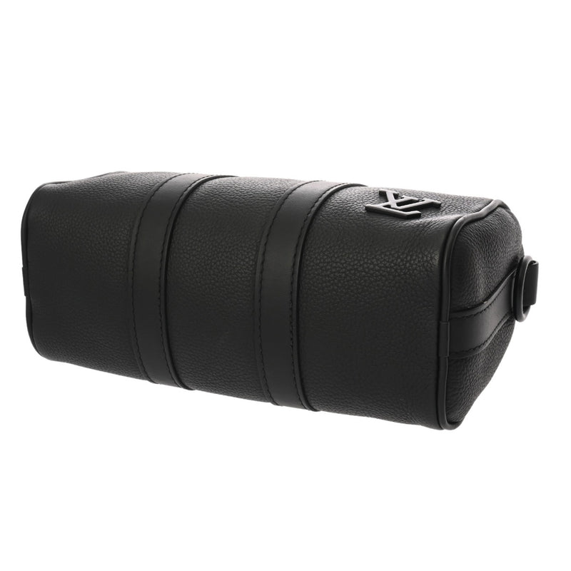 LOUIS VUITTON ルイヴィトン アエログラム キーポル XS ノワール M80950 メンズ トリヨンレザー ボストンバッグ ABランク 中古 銀蔵