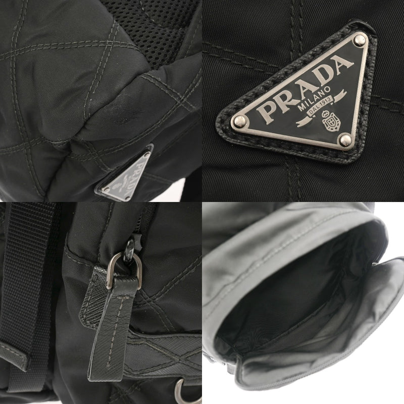 PRADA プラダ バックパック ブラック 2VZ135 メンズ ナイロン リュック・デイパック ABランク 中古 銀蔵