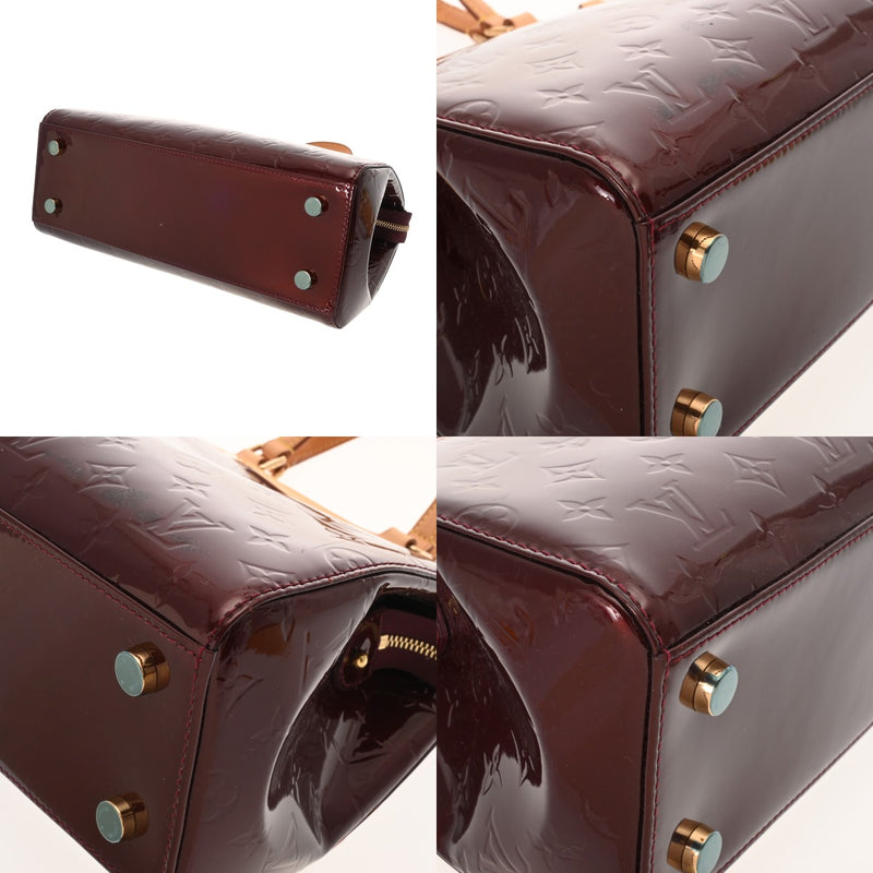 LOUIS VUITTON ルイヴィトン モノグラムヴェルニ ブレア MM 2WAYバッグ ルージュフォーヴィスト M91690 レディース ヴェルニ ハンドバッグ ABランク 中古 銀蔵