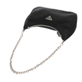 PRADA プラダ Re-Edition 2005 Re-Nylon バッグ ブラック 1BH204 レディース ナイロン ショルダーバッグ Aランク 中古 銀蔵