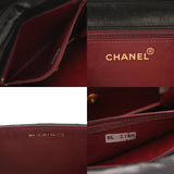 CHANEL シャネル マトラッセ プッシュロック チェーンショルダー 22cm ブラック レディース ラムスキン ショルダーバッグ Bランク 中古 銀蔵