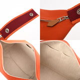 HERMES エルメス ブリッドアブラック PM フー/ルージュアッシュ レディース キャンバス ポーチ Aランク 中古 銀蔵