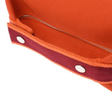 HERMES エルメス ブリッドアブラック PM フー/ルージュアッシュ レディース キャンバス ポーチ Aランク 中古 銀蔵