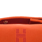 HERMES エルメス ブリッドアブラック PM フー/ルージュアッシュ レディース キャンバス ポーチ Aランク 中古 銀蔵