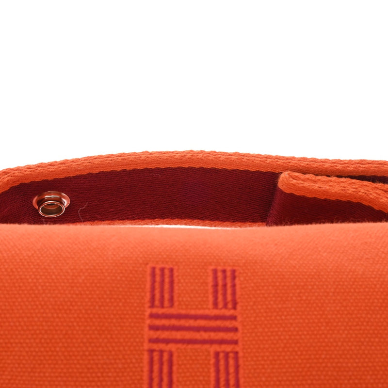 HERMES エルメス ブリッドアブラック PM フー/ルージュアッシュ レディース キャンバス ポーチ Aランク 中古 銀蔵