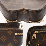 LOUIS VUITTON ルイヴィトン モノグラム ユーティリティ クロスボディ ブラウン M80446 レディース モノグラムキャンバス ショルダーバッグ Aランク 中古 銀蔵