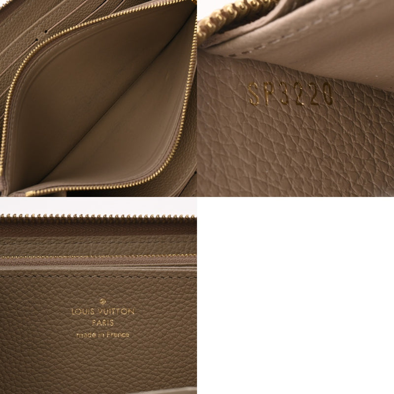 LOUIS VUITTON ルイヴィトン モノグラムアンプラント ジッピーウォレット トゥルトレールクレーム M69794 レディース レザー 長財布 ABランク 中古 銀蔵
