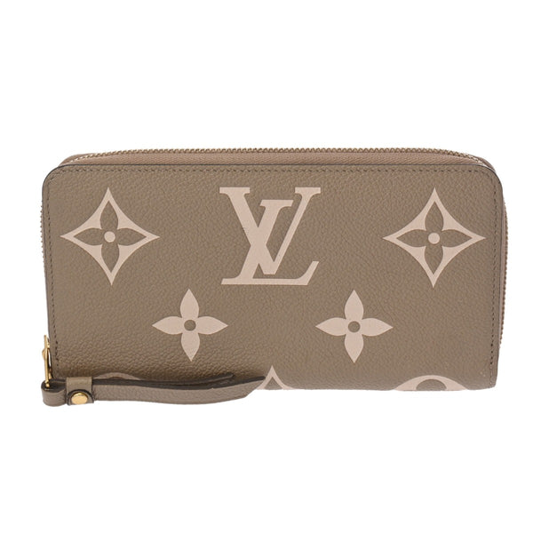 LOUIS VUITTON ルイヴィトン モノグラムアンプラント ジッピーウォレット トゥルトレールクレーム M69794 レディース レザー 長財布 ABランク 中古 銀蔵