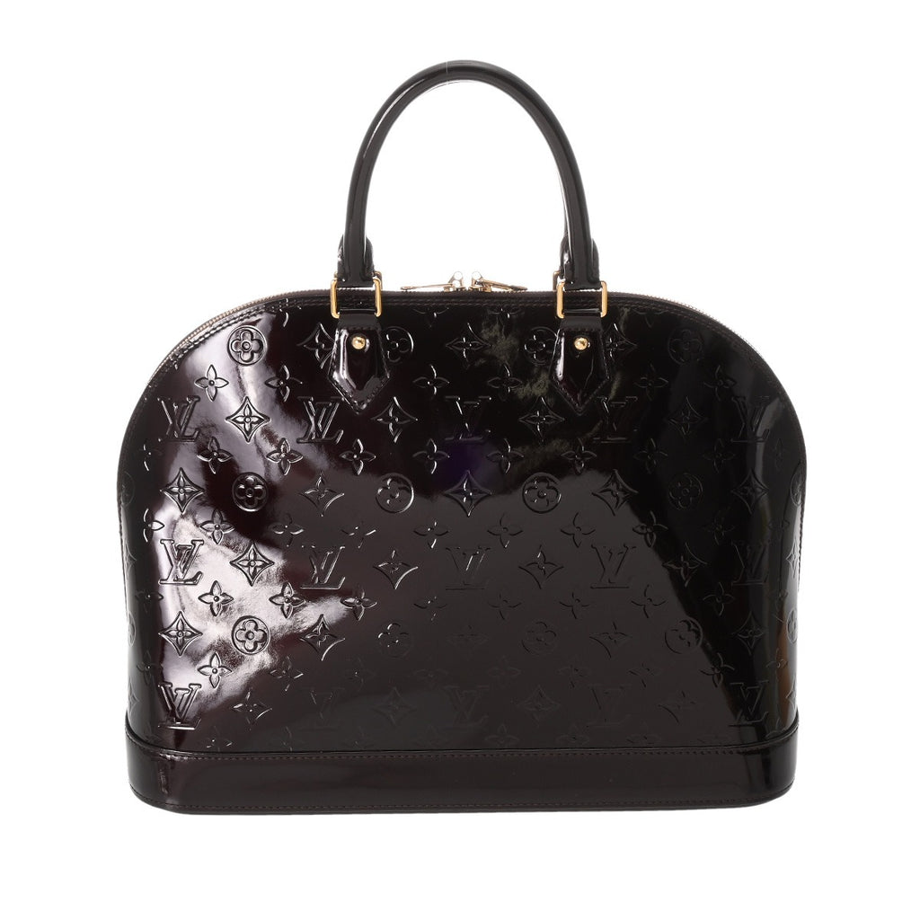 LOUIS VUITTON ルイヴィトン モノグラムヴェルニ アルマ GM アマラント