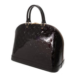 LOUIS VUITTON ルイヴィトン モノグラムヴェルニ アルマ GM アマラント M93595 レディース モノグラムヴェルニ ハンドバッグ ABランク 中古 銀蔵