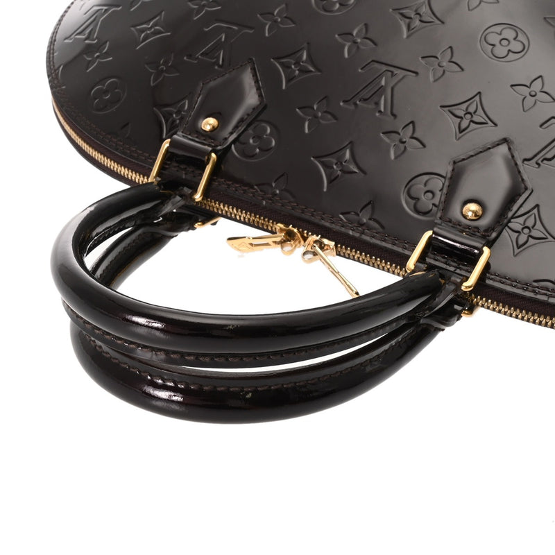 LOUIS VUITTON ルイヴィトン モノグラムヴェルニ アルマ GM アマラント