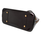 LOUIS VUITTON ルイヴィトン モノグラムヴェルニ アルマ GM アマラント M93595 レディース モノグラムヴェルニ ハンドバッグ ABランク 中古 銀蔵