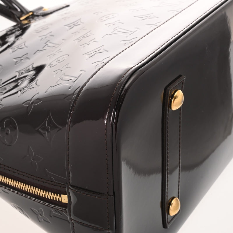 LOUIS VUITTON ルイヴィトン モノグラムヴェルニ アルマ GM アマラント