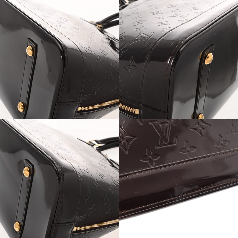 LOUIS VUITTON ルイヴィトン モノグラムヴェルニ アルマ GM アマラント