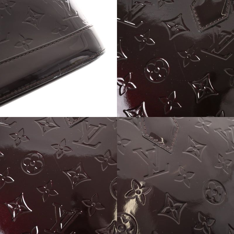 LOUIS VUITTON ルイヴィトン モノグラムヴェルニ アルマ GM アマラント