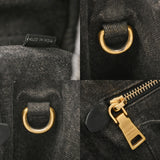 PRADA プラダ カナパ ミニ  グレー 1BG439 レディース デニム ハンドバッグ ABランク 中古 銀蔵