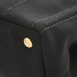 PRADA プラダ カナパ ミニ  ブラック レディース キャンバス ハンドバッグ Aランク 中古 銀蔵