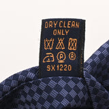 LOUIS VUITTON ルイヴィトン マイクロダミエ マリーヌ M78750 メンズ シルク100% ネクタイ 新同 中古 銀蔵