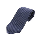 LOUIS VUITTON ルイヴィトン マイクロダミエ マリーヌ M78750 メンズ シルク100% ネクタイ 新同 中古 銀蔵