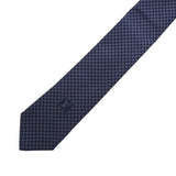 LOUIS VUITTON ルイヴィトン マイクロダミエ マリーヌ M78750 メンズ シルク100% ネクタイ 新同 中古 銀蔵