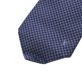 LOUIS VUITTON ルイヴィトン マイクロダミエ マリーヌ M78750 メンズ シルク100% ネクタイ 新同 中古 銀蔵