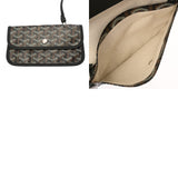 GOYARD ゴヤール サンルイ PM ヘリンボーン ブラック ユニセックス PVC レザー トートバッグ 未使用 銀蔵