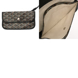 GOYARD ゴヤール サンルイ PM ヘリンボーン ブラック ユニセックス PVC レザー トートバッグ 未使用 銀蔵