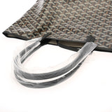 GOYARD ゴヤール サンルイ PM ヘリンボーン ブラック ユニセックス PVC レザー トートバッグ 未使用 銀蔵