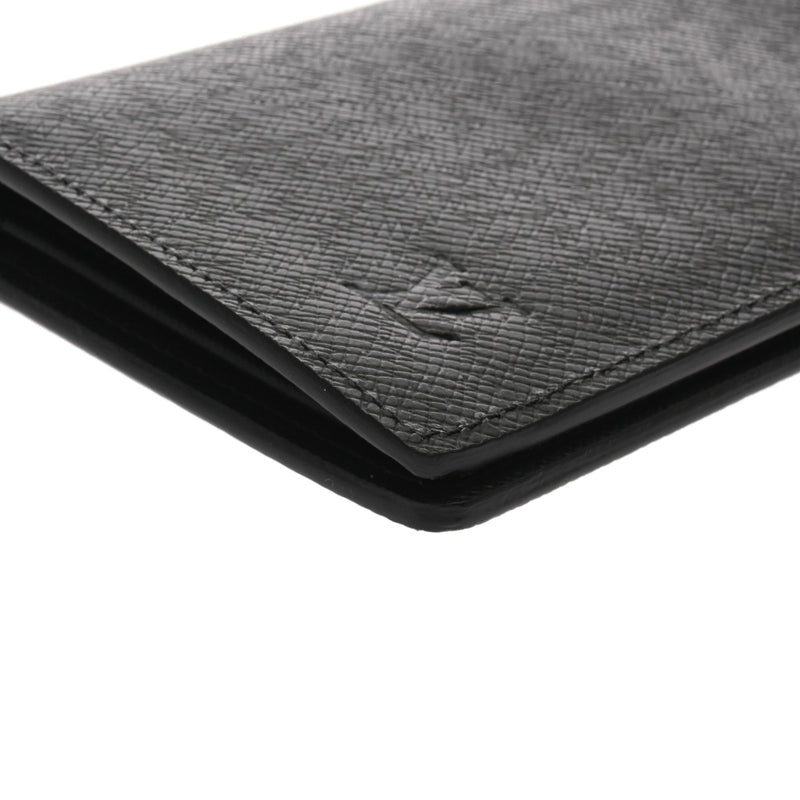 LOUIS VUITTON ルイヴィトン タイガ ポルトフォイユ ロン ノワール M30541 メンズ レザー 札入れ 新同 中古 銀蔵