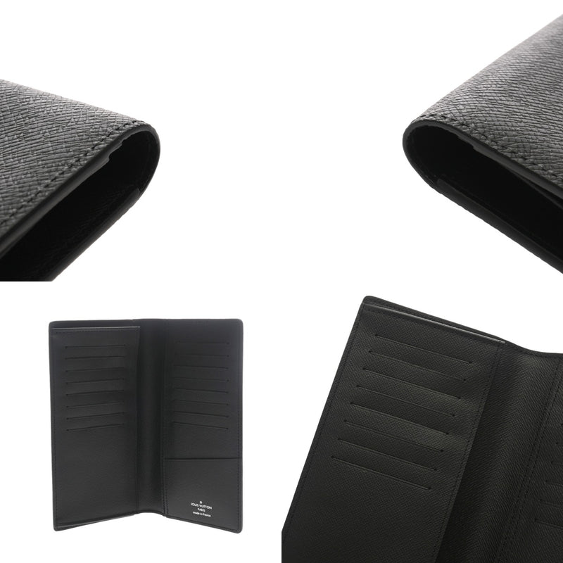 LOUIS VUITTON ルイヴィトン タイガ ポルトフォイユ ロン ノワール M30541 メンズ レザー 札入れ 新同 中古 銀蔵