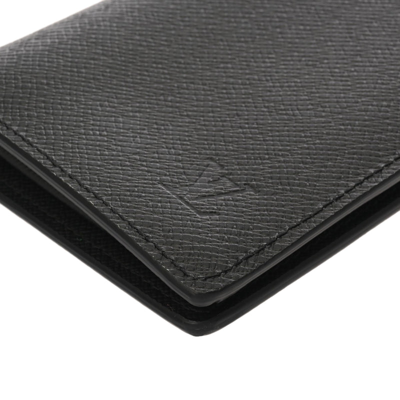 LOUIS VUITTON ルイヴィトン タイガ ポルトフォイユ ブラザ ノワール M30501 メンズ レザー 長財布 新同 中古 銀蔵