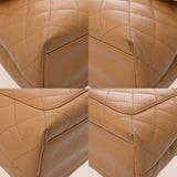 CHANEL シャネル マトラッセ ケリー型 ベージュ A12397 レディース キャビアスキン ハンドバッグ ABランク 中古 銀蔵