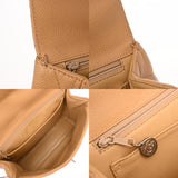 CHANEL シャネル マトラッセ ケリー型 ベージュ A12397 レディース キャビアスキン ハンドバッグ ABランク 中古 銀蔵